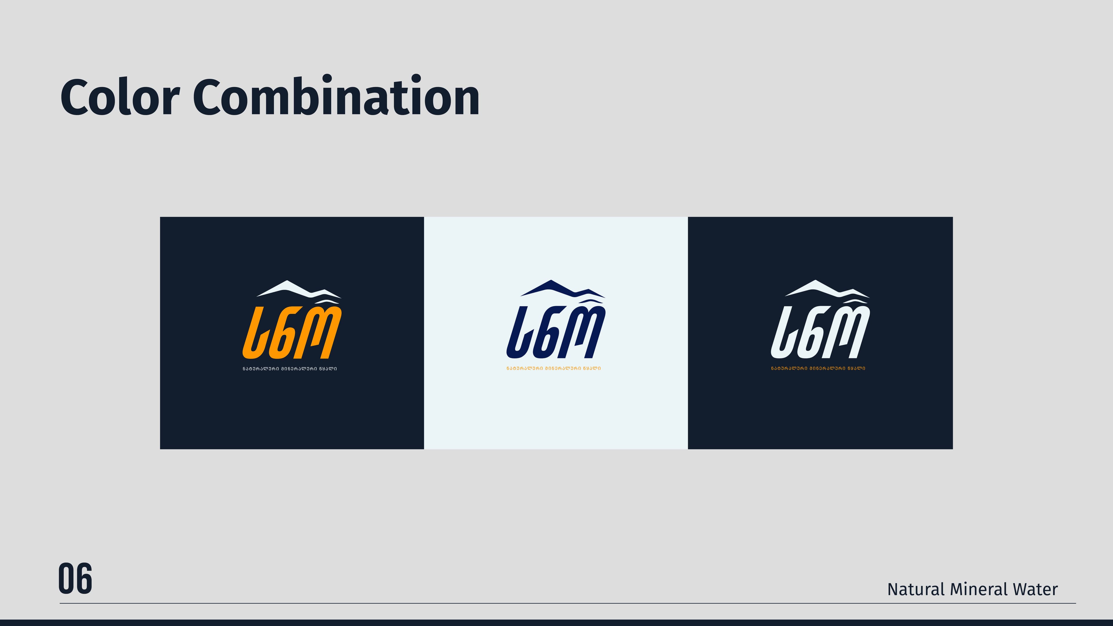 SNO logo color combinations.